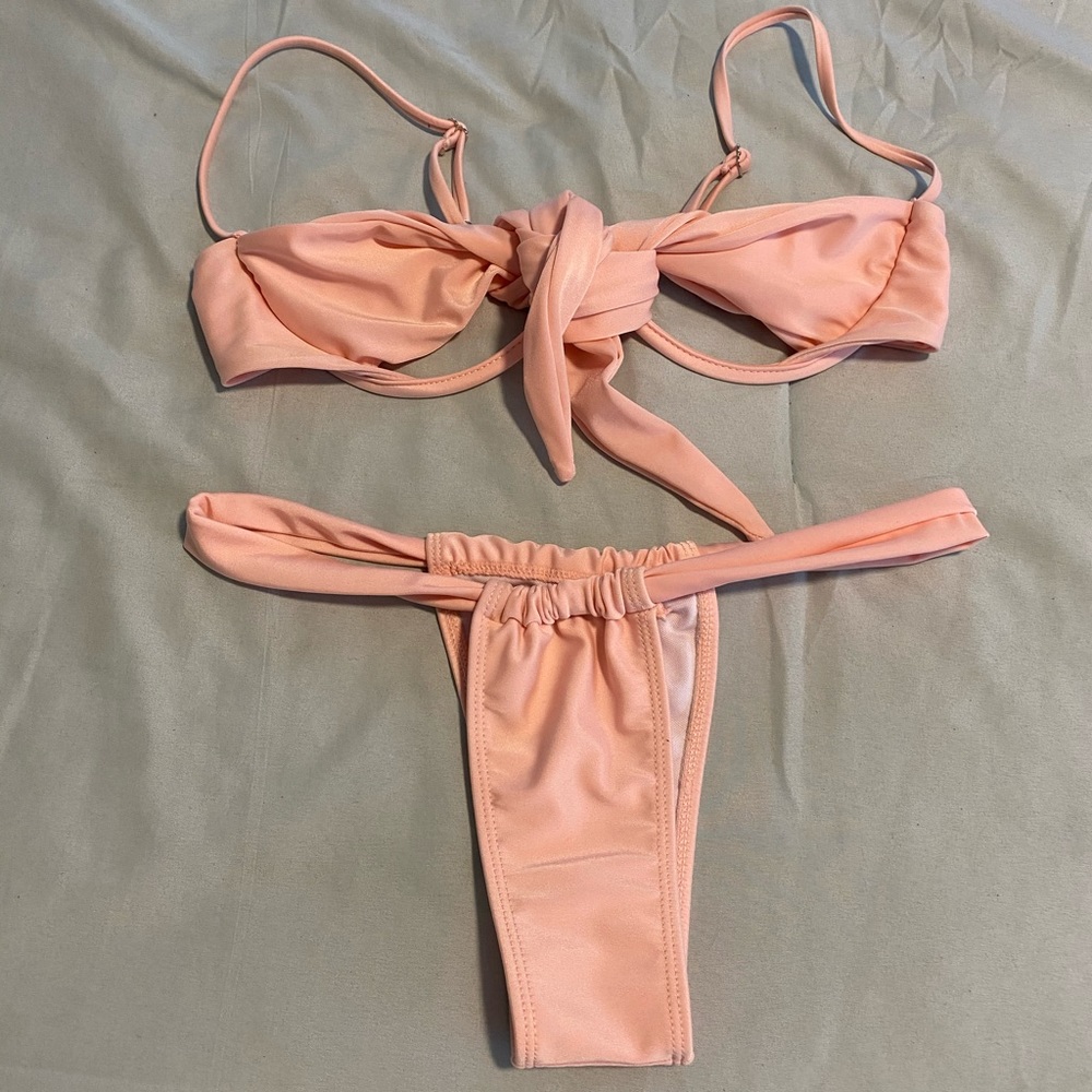 Pink bikini